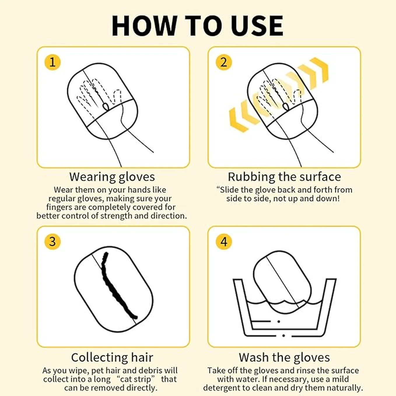Cervano Pet Hair Removal Glove ™